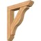 Ekena Millwork Funston Slat Smooth Bracket w/ Offset Brace, Western Red Cedar, 7 1/2"W x 38"D x 44"H BKT0806X38X44FST06SWR - alternate 1